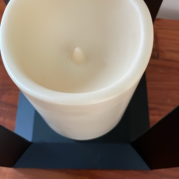 Black metal lantern cream candle lamp warm - Picture 6 of 11